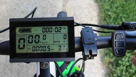 Setting KT-LCD3 e Bike display