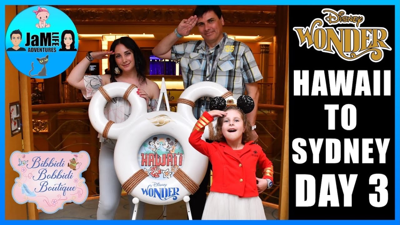 Disney Wonder Hawaii в Сиднее, день 3, бутик Bibbidi Bobbidi 😃👍🏼🏰🇦🇺🌺🛳⚓️