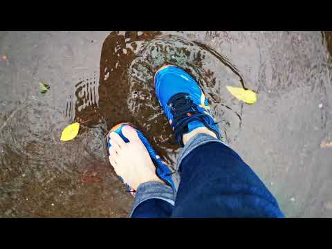Rob's wet Asics walk