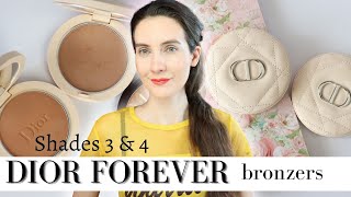 Dior FOREVER Natural Bronze Shades 3 & 4 | Swatches | Demo | Review screenshot 2