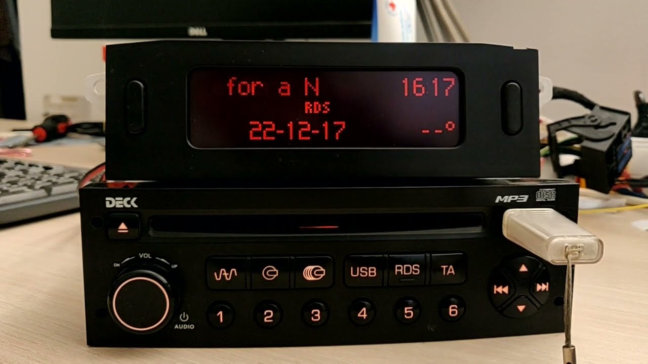 Peugeot 'RD3' headunit with USB and mp3 support - YouTube