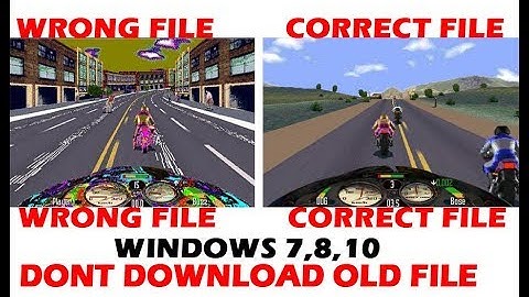 ROADRASH GAME FOR WINDOWS 7,8,10 | FIXED GRAPHICS PROBLEM | DOWNLOAD MY SETUP FILE FOR ROADRASH