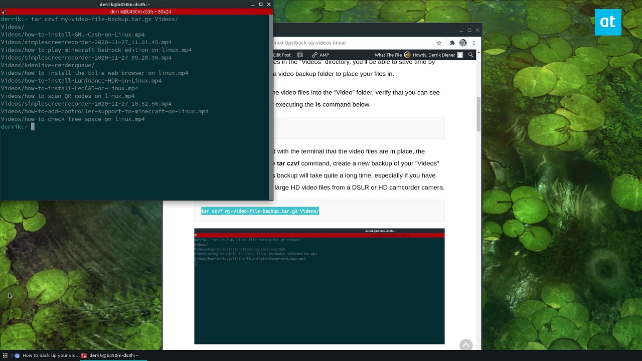 How to back up your videos on Linux - YouTube