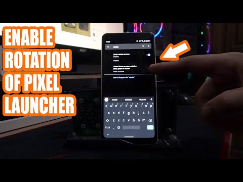 Πώς να ενεργοποιήσετε την περιστροφή #Pixel # Launcher σε # Androi...