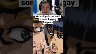 Watching JoJo’s Bizarre Adventure until something gay happens #anime  #jojo #jojosbizzareadventure