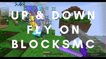 Up & Down Fly on BlocksMC w/ Sigma 5.0 Hacked Client