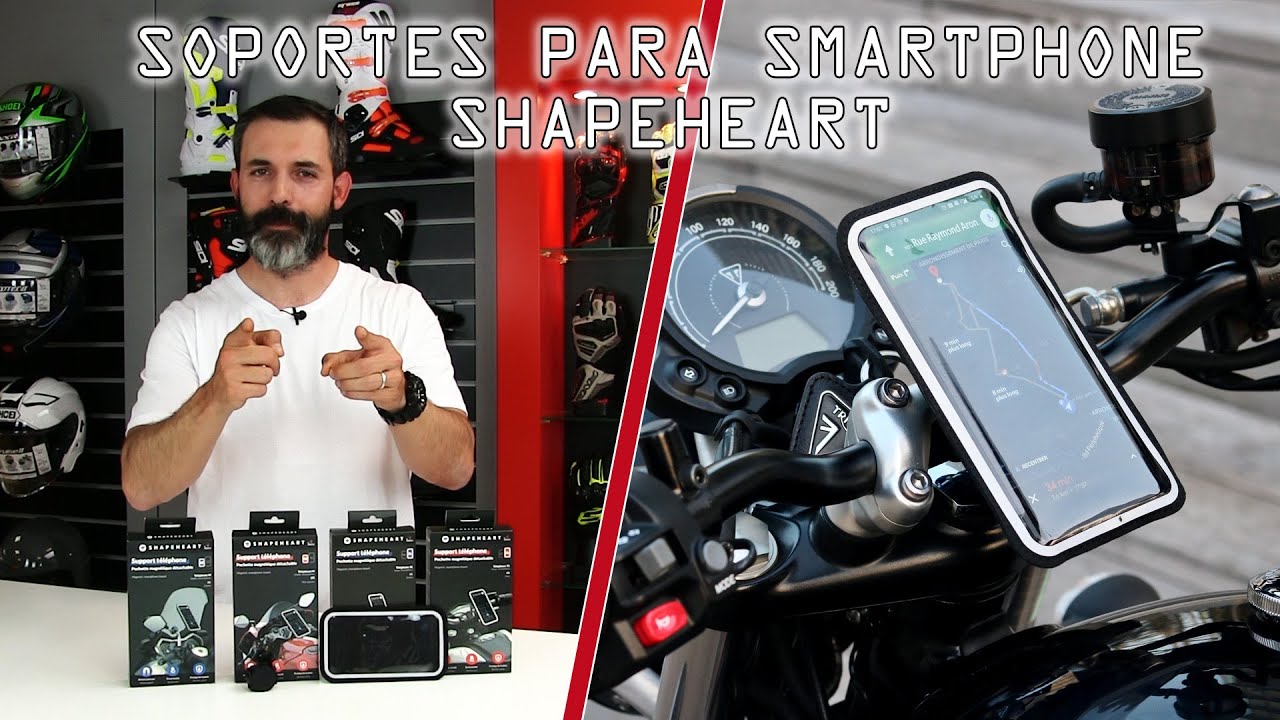 Support smartphone scooter universel Shapeheart - GreenMotorShop