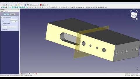 FreeCAD - Mirrored Feature