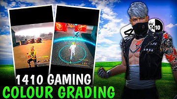 1410 Gaming Colour Grading Tutorial In Capcut || FreeFire Montage Shorts Editing Tutorial 🔥