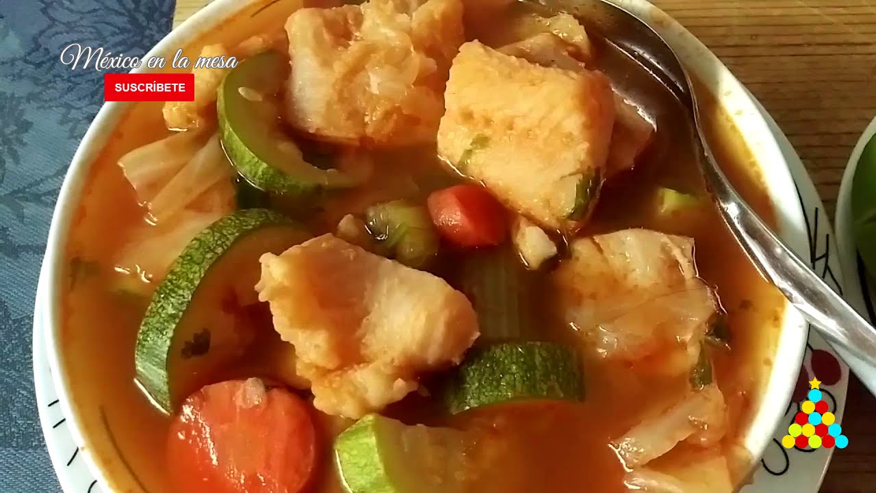 Caldo De Filete De Pescado - YouTube