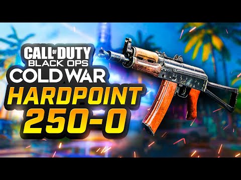 250-0 HARDPOINT WIN IN BLACK OPS COLD WAR! (Call of Duty Black Ops Cold War Alpha Challenge)
