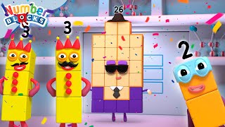 Stylish Numberblocks: Best Dressed and Colourful Adventures | Learn to Count | @Numberblocks