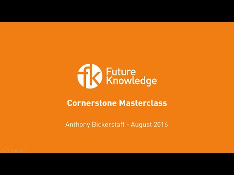Cornerstone Masterclass - 5 things you should be doing as a Cornerstone Administrator