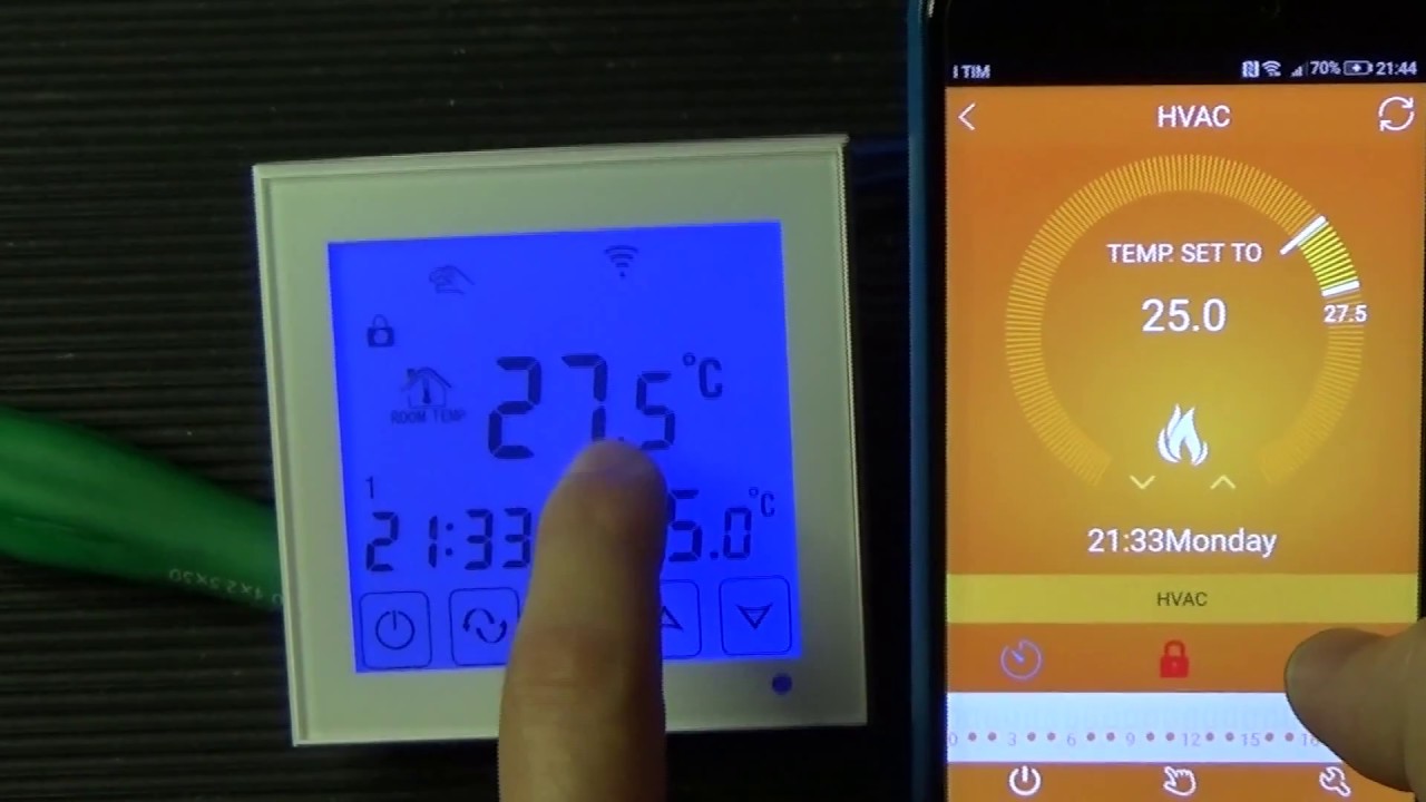 Termostato programmabile senza fili della caldaia a Gas di Beok per il  Touch Screen del regolatore del regolatore di temperatura del riscaldamento  della stanza - AliExpress