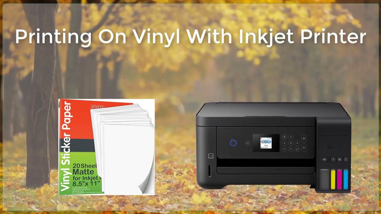 Oracal Printable Vinyl for Inkjet Printers: Review and Beginner Silhouette  Tutorial