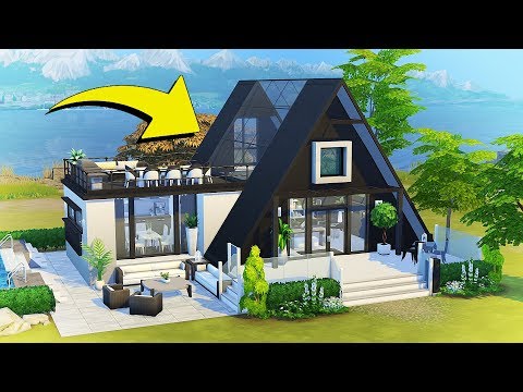 HOW TO: A-FRAME DAK / HOUSE | The Sims 4 | Tutorial