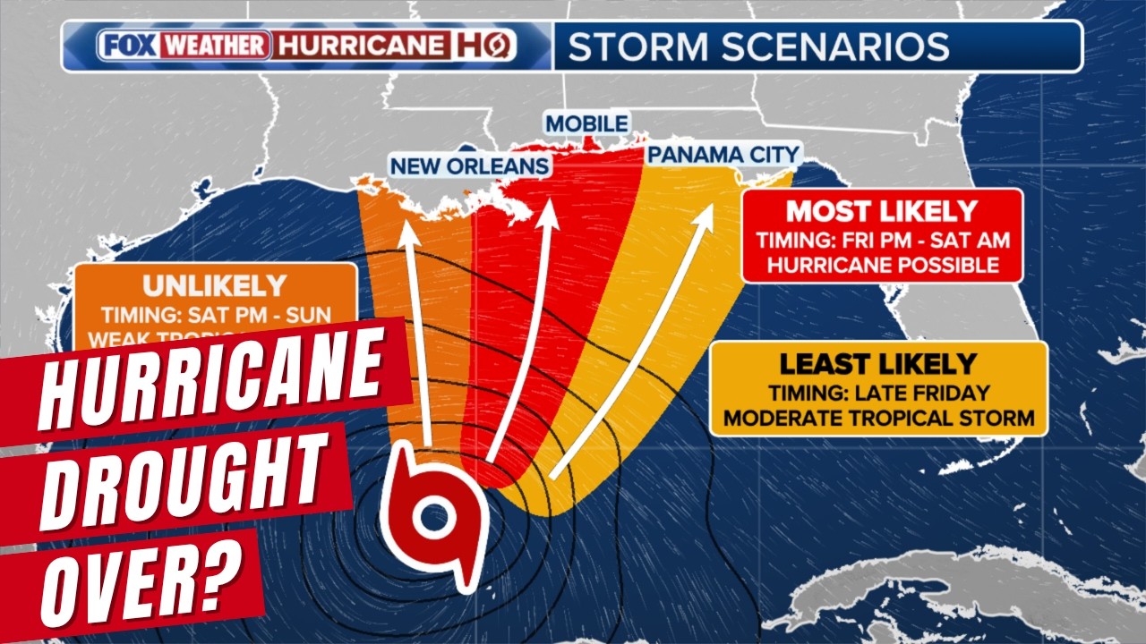 Tropical Depression Nine Forms, Set To Intensify Into Dangerous Hurricane Making U.S. Landfall