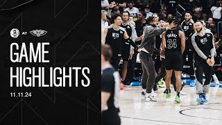 HIGHLIGHTS | Cam Thomas Clutch Three Pushes Nets Past Pelicans, 107-105