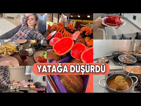 O GÜNDEN SONRA İLK ALDIM❌KIZIMLA KAHVALTIMIZ👍YEMEKLER HAZIR👍BİM KISA TUR🙂AİLECEK HASTAYIZ🥲VLOG