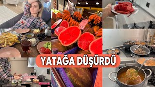 O GÜNDEN SONRA İLK ALDIM❌KIZIMLA KAHVALTIMIZYEMEKLER HAZIRBİM KISA TURAİLECEK HASTAYIZVLOG