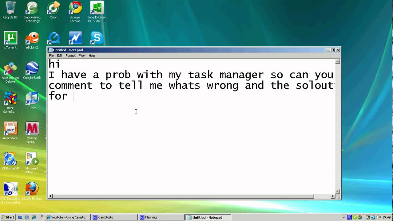 Windows Task Manager Problem - YouTube