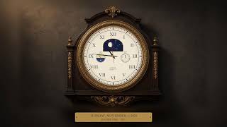 Grandfather Clock Live 🕰 Real-Time Clock with Soft Piano & Westminster Chimes | Eastern Time screenshot 1