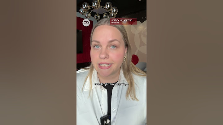 👉 Pitäisikö Suomen boikotoida Euroviisuja, jos Israel saa olla mukana?