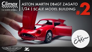 コジマ Climax (1/24) アストンアーチン DB4GT Zagato CLIMAX | ASTON MARTIN DB4GT ZAGATO | BUILDING #2 - YouTube
