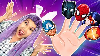 Superheroes Finger Family and Police + More | Kids Songs and Nursery Rhymes | BalaLand