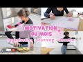 Motivation du mois  organisation recette express  planning