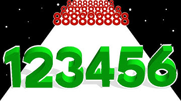 NUMBER STACK 3D: Level Up Numbers, Math Games Part 3 MAX LEVEL!