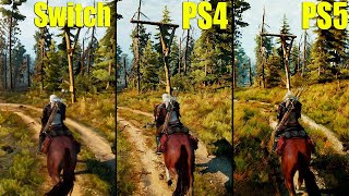 Nintendo Switch vs. PS4 vs. PS5 | The Witcher 3 Next Gen Update
