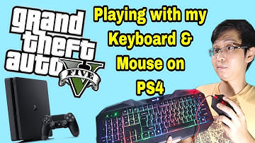 how i use keyboard and mouse on ps4 playing gta v