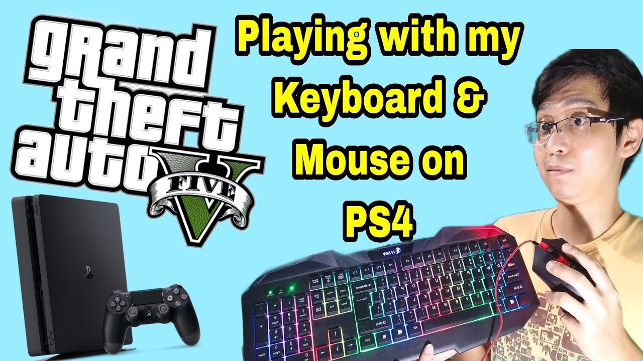 how i use and mouse on ps4 playing v YouTube