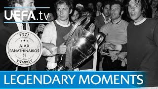 Johan Cruyff wins 1971 European Cup with Ajax