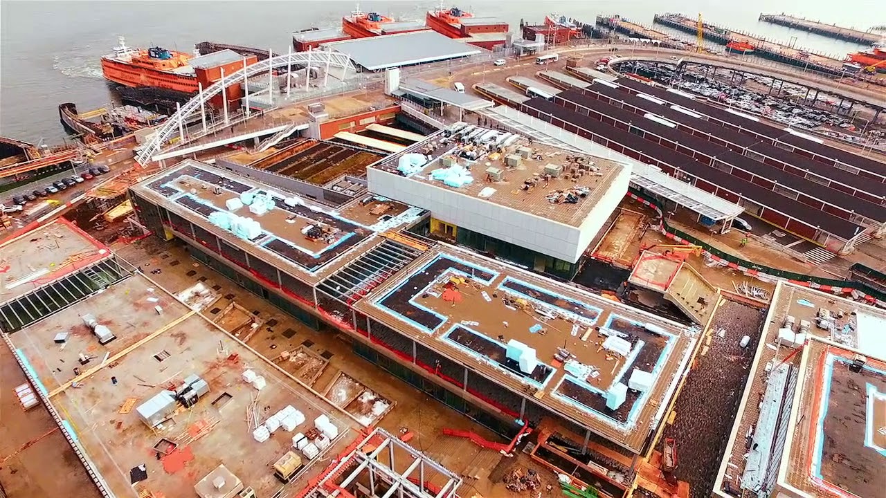 See Empire Outlets from the view of a drone.