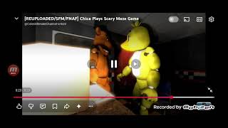 SFM FNAF Chica Plays Scary Maze Game