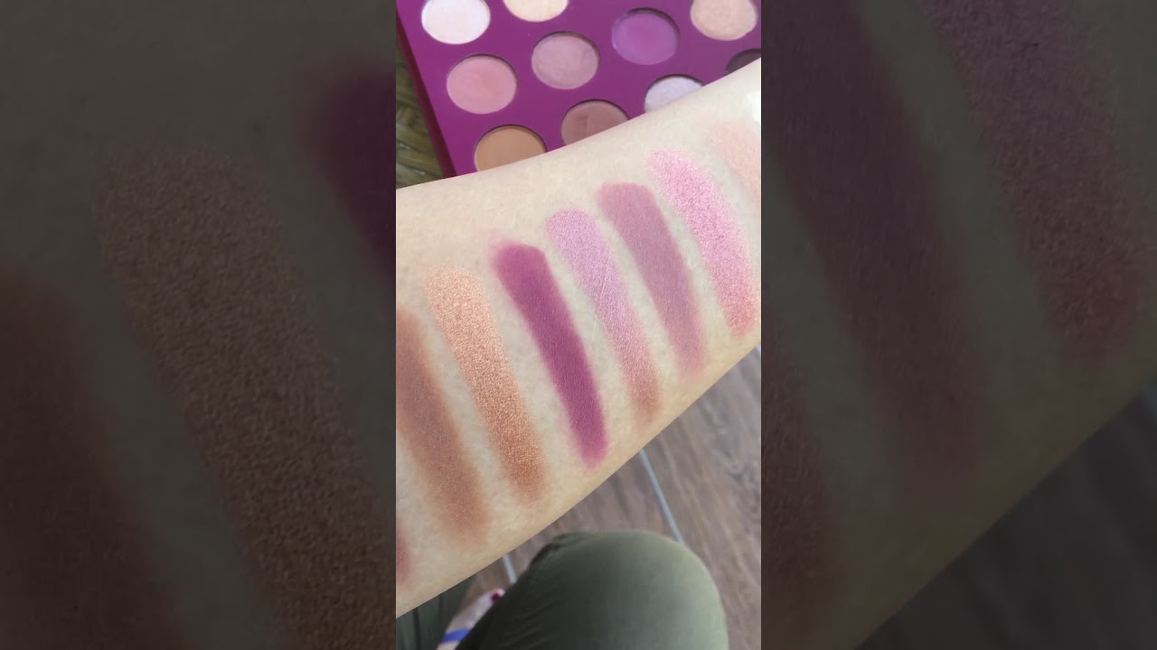 Colourpop- You Had Me At Hello Eye Shadow Palette Swatch