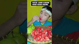 makan jambu kancingmanis hasem pokona#mukbang #desaku