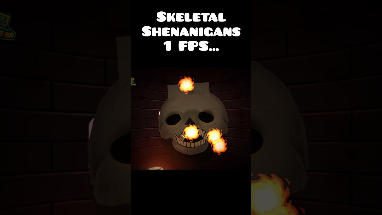 Скелетные выходки со скоростью 1 кадр в секунду...