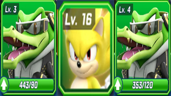 Sonic Forces Speed Battle - I Met Max Level Movie Super Sonic - Upgraded Dj Vector Lv.4 Gameplay