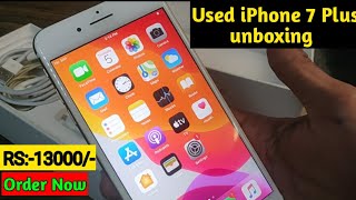 Second hand iPhone 7 Plus Unboxing in India || Used iPhone 7 Plus Unboxing in India || old iPhone