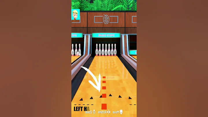 HOW TO GET A STRIKE EVERY TIME IN NINTENDO SWITCH BOWLING *EASY 300 GAME!* #shorts