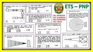 Examen Admisión ETS - PNP  Área de Matemáticas