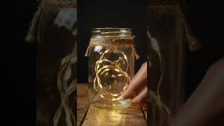 Easy DIY Jar Lantern Hack ✨