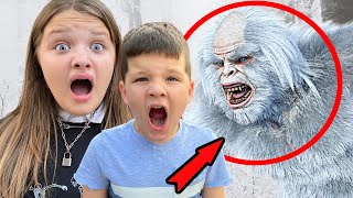 The YETI is BACK! Can Aubrey & Caleb ESCAPE The Abominable Snowman?