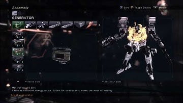 Armored Core Verdict Day Build Tutorial: Light reverse joint sniper
