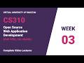 CS310 Open Source Web Application Development PHP, PERL, CGI, Mysql Week 03 | Mid term
