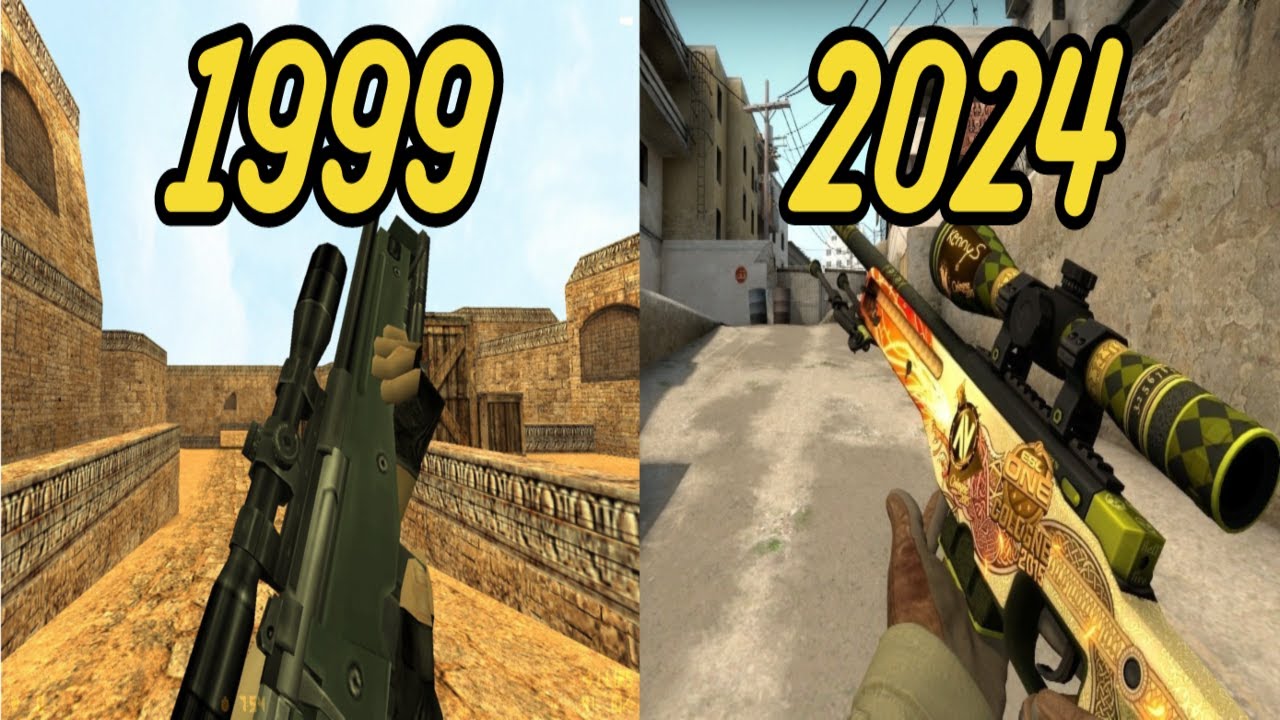 Evolution of Counter Strike Games 1999-2024 - YouTube