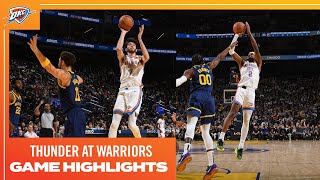 OKC Thunder at Golden State Warriors | Game Highlights | November 18, 2023